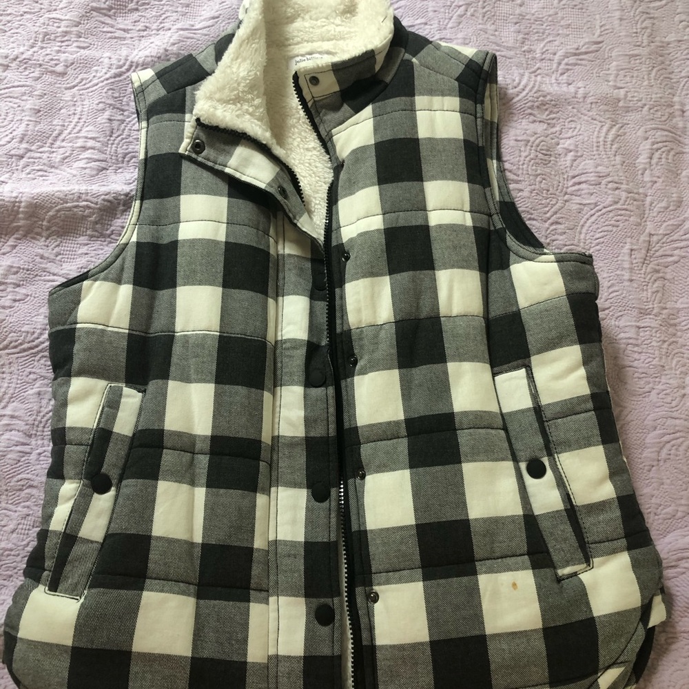 Saks Sherpa layered Vest!